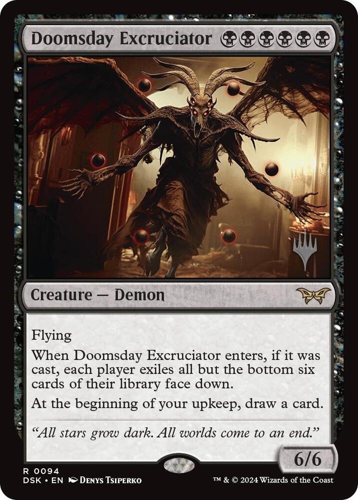Doomsday Excruciator 94 (Promo Pack: Duskmourn: House of Horror)  - Foil | Good Games Modbury