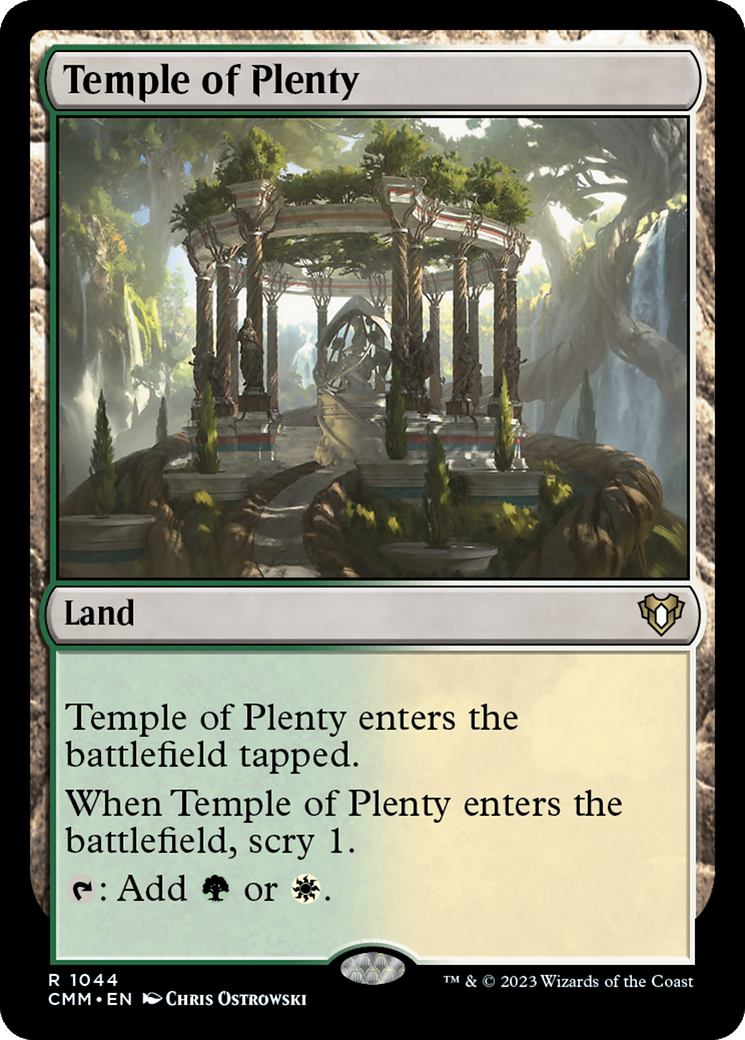 Temple of Plenty [Commander Masters] | Good Games Modbury