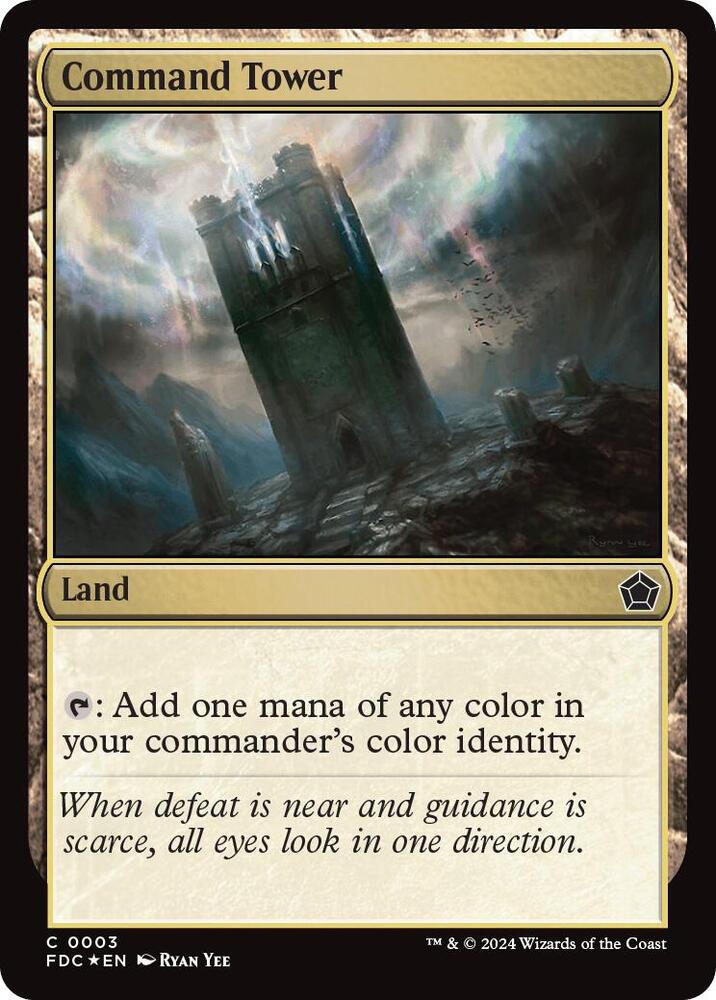 Command Tower 3/3 (Commander: Foundations)  - Foil | Good Games Modbury