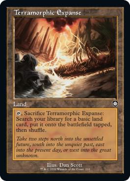 Terramorphic Expanse Retro Frame 210/40 (Commander: The Brothers' War)  | Good Games Modbury