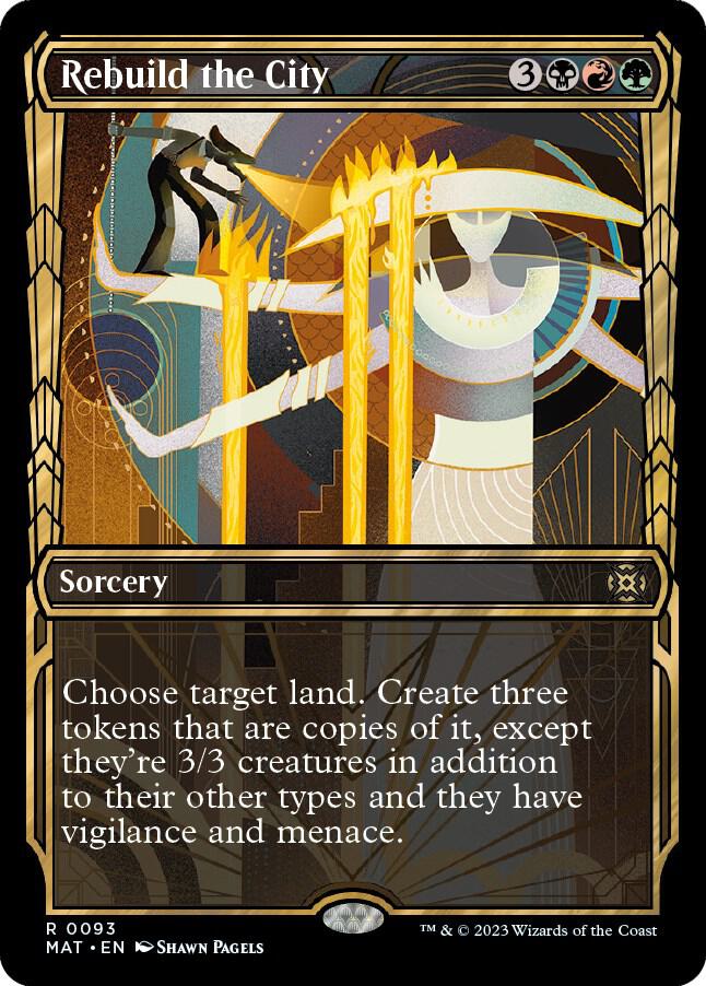 Rebuild the City 93/50 (March of the Machine: The Aftermath)  - Showcase Foil | Good Games Modbury