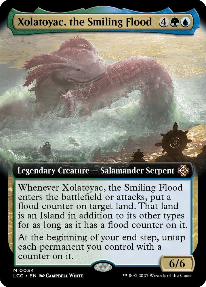 Xolatoyac, the Smiling Flood 34 (Commander: The Lost Caverns of Ixalan)  - Extended Art | Good Games Modbury