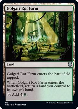Golgari Rot Farm 112/1 (Commander: Kaldheim)  | Good Games Modbury