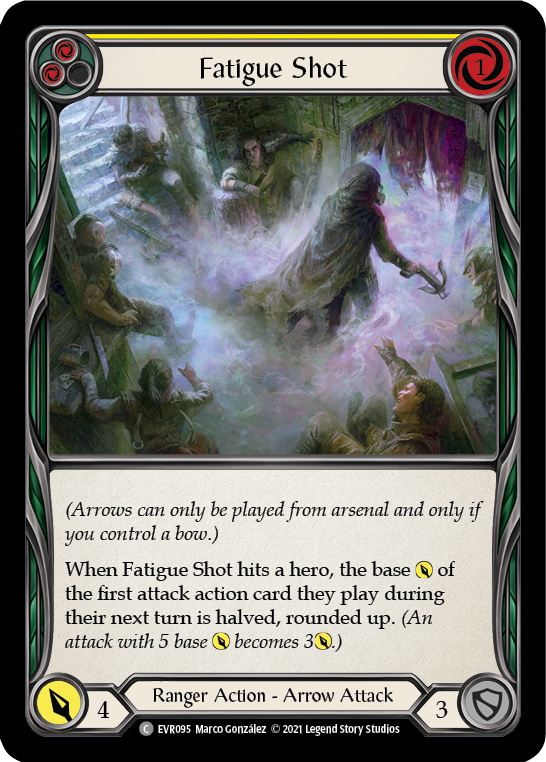 Fatigue Shot (Yellow) [EVR095] (Everfest)  1st Edition Normal | Good Games Modbury