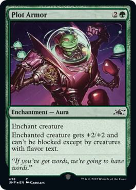 Plot Armor Galaxy Foil 438/244 (Unfinity)  - Foil | Good Games Modbury