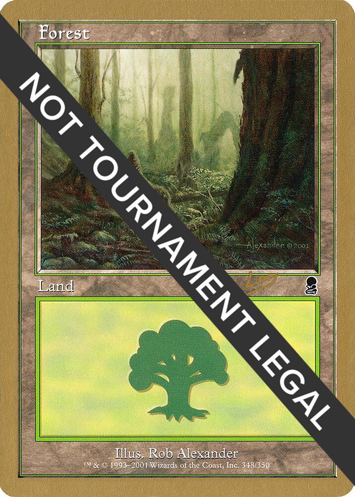 Forest 348 2002 Raphael Levy ODY rl348/153 (World Championship Decks)  | Good Games Modbury