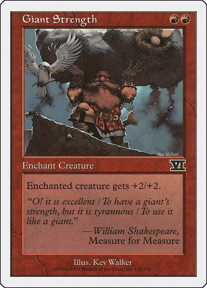 Giant Strength 181/350 (Classic Sixth Edition)  | Good Games Modbury