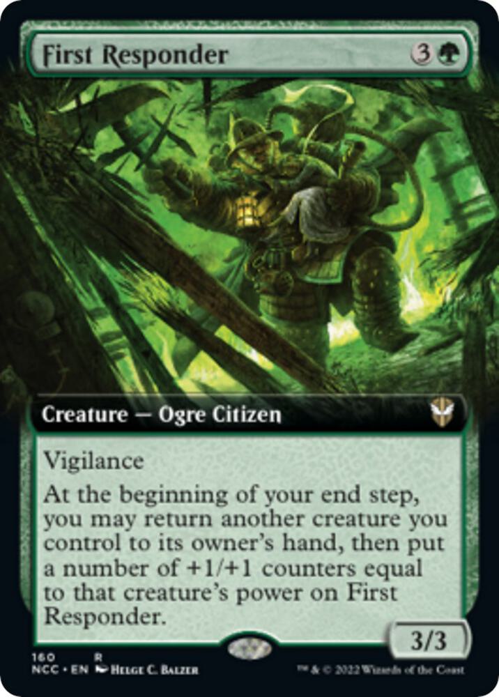 First Responder Extended Art 160 (Commander: Streets of New Capenna)  | Good Games Modbury