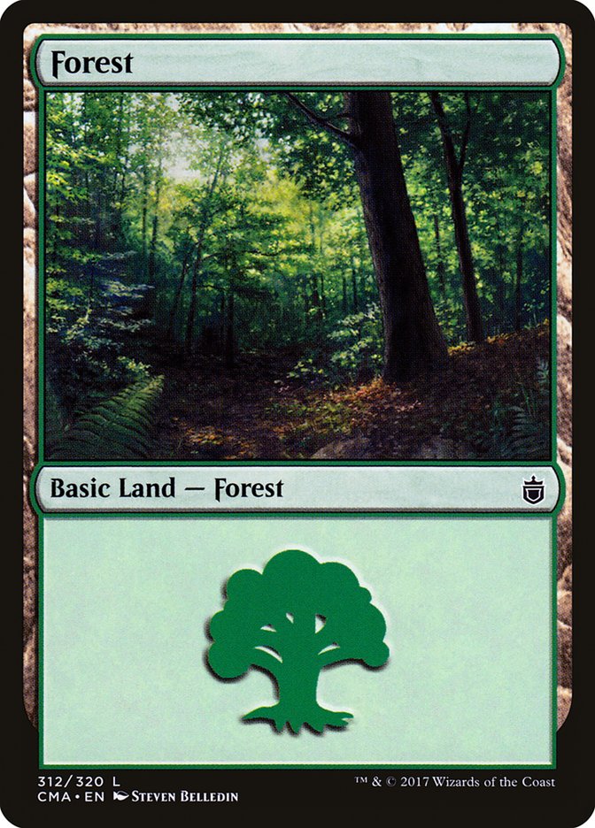 Forest (312) [Commander Anthology] | Good Games Modbury