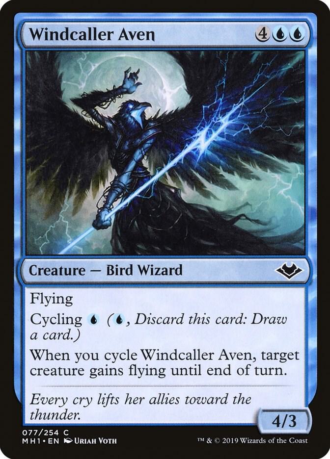 Windcaller Aven 77 (Modern Horizons)  | Good Games Modbury