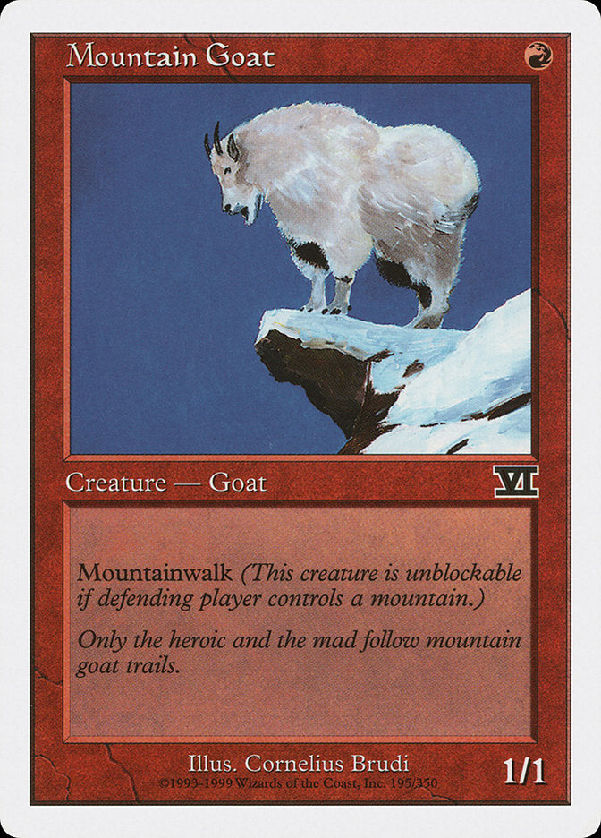 Mountain Goat 195/350 (Classic Sixth Edition)  | Good Games Modbury