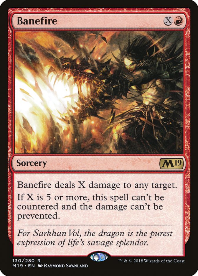 Banefire [Core Set 2019] | Good Games Modbury