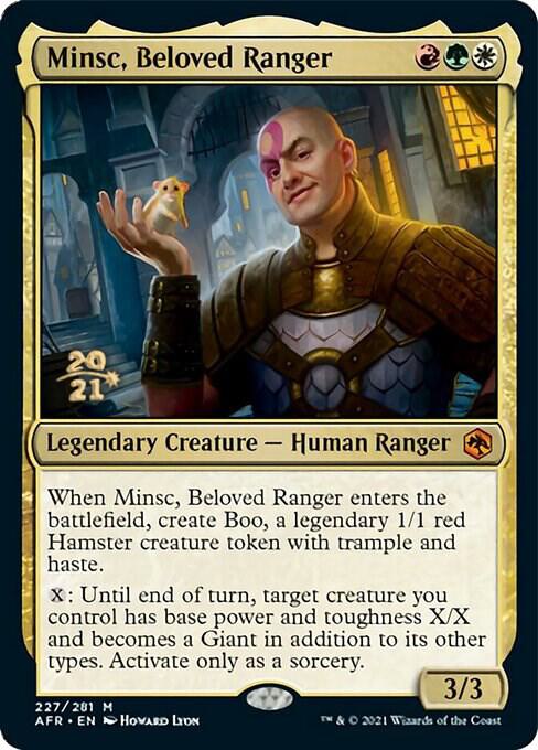 Minsc Beloved Ranger 227s/241 (Prerelease Cards)  - Foil | Good Games Modbury