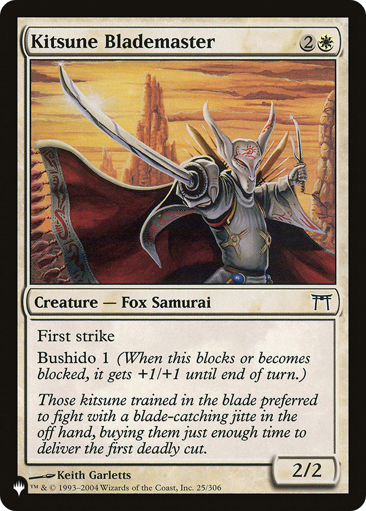Kitsune Blademaster [The List Reprints] | Good Games Modbury