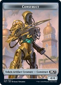 Construct // Goblin Wizard Double-Sided Token [Core Set 2021 Tokens] | Good Games Modbury