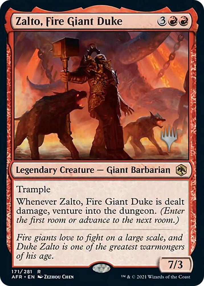 Zalto Fire Giant Duke 171 (Promo Pack: Adventures in the Forgotten Realms)  | Good Games Modbury