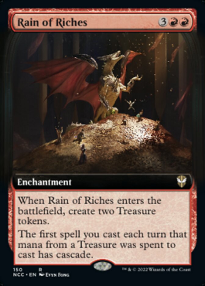 Rain of Riches (Extended Art) [Streets of New Capenna Commander] | Good Games Modbury