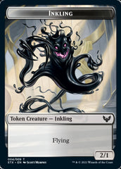 Inkling // Spirit Double-Sided Token [Strixhaven: School of Mages Tokens] | Good Games Modbury