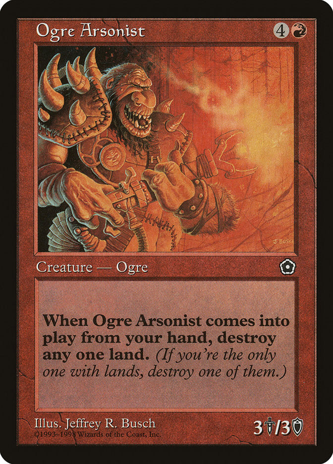 Ogre Arsonist 110/165 (Portal Second Age)  | Good Games Modbury