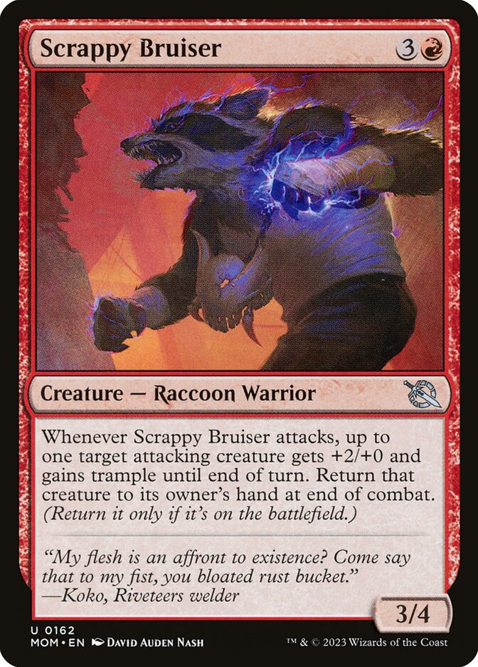 Scrappy Bruiser 162/291 (March of the Machine)  - Foil | Good Games Modbury