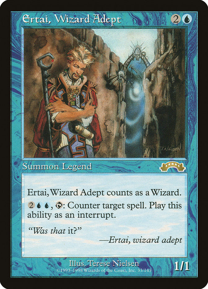 Ertai, Wizard Adept 33/143 (Exodus)  | Good Games Modbury