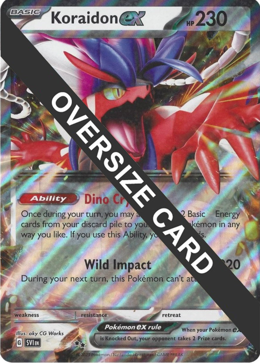 Koraidon ex (125/198) (Jumbo Card) [Scarlet & Violet: Base Set] | Good Games Modbury