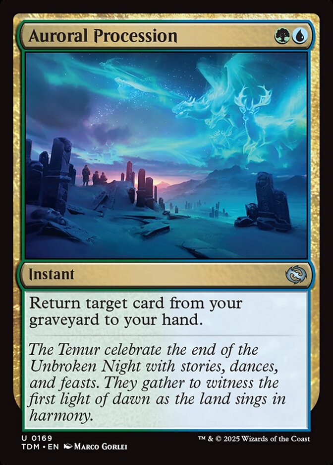 Auroral Procession 169 (Tarkir: Dragonstorm)  - Foil | Good Games Modbury