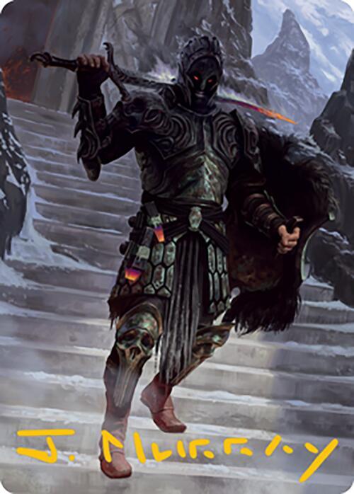 Dakkon Shadow Slayer Art Card 49 81 Gold Stamped Signature 49 (Art Series: Modern Horizons 2)  | Good Games Modbury