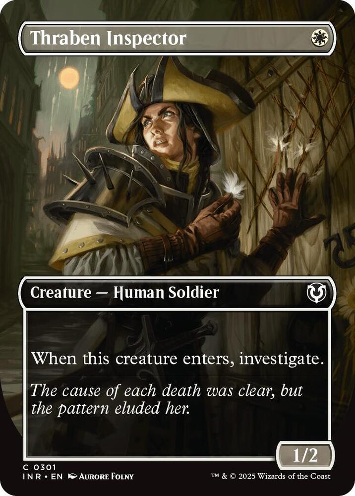 Thraben Inspector 301/287 (Innistrad Remastered)  - Borderless Foil | Good Games Modbury