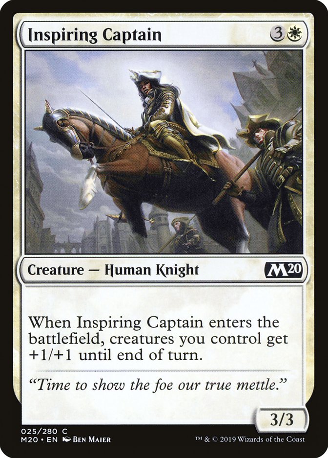 Inspiring Captain [Core Set 2020] | Good Games Modbury
