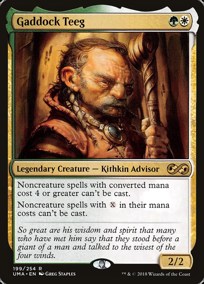 Gaddock Teeg 199 (Ultimate Masters)  - Foil | Good Games Modbury