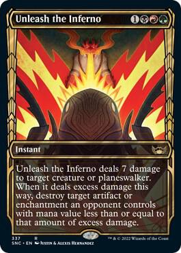 Unleash the Inferno Showcase 337/281 (Streets of New Capenna)  - Foil | Good Games Modbury