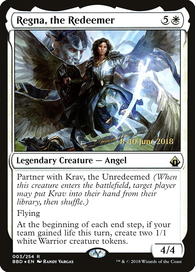 Regna, the Redeemer [Battlebond Prerelease Promos] | Good Games Modbury