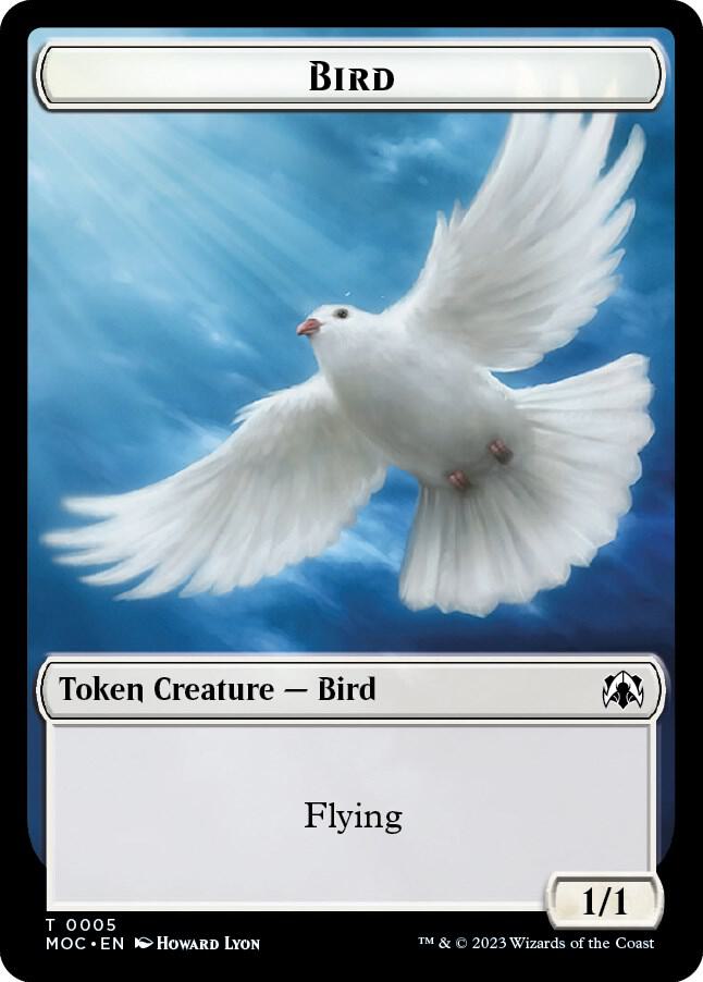 Bird Kobolds of Kher Keep Double sided Token 5 // 27 (Commander: March of the Machine)  | Good Games Modbury