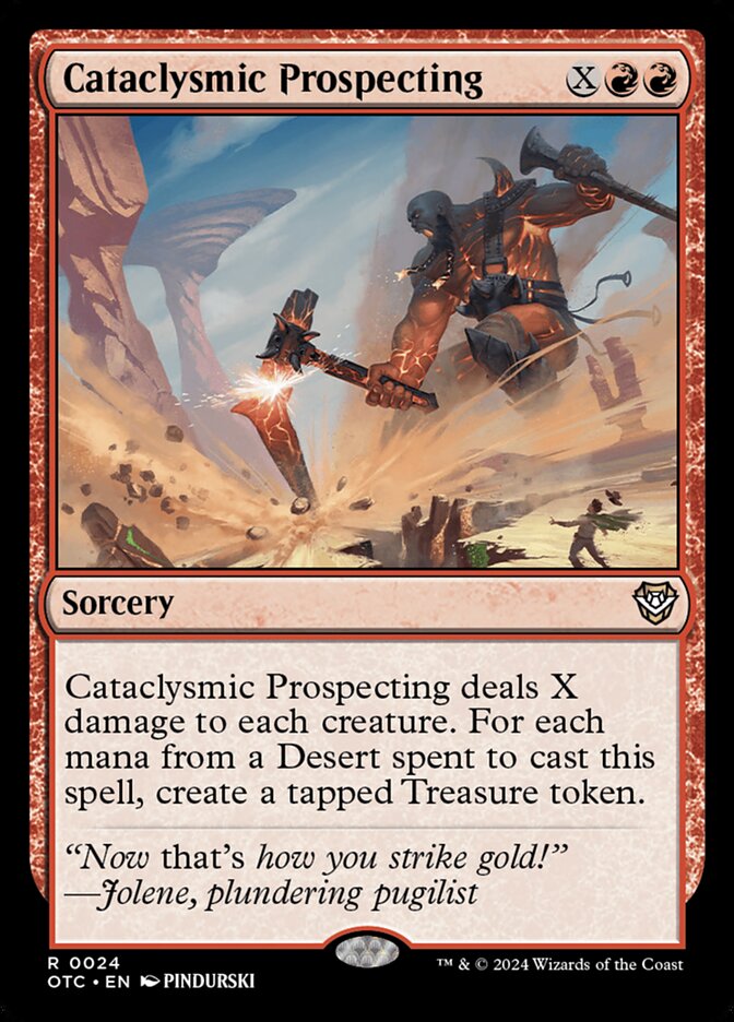 Cataclysmic Prospecting 24/342 (Commander: Outlaws of Thunder Junction)  | Good Games Modbury