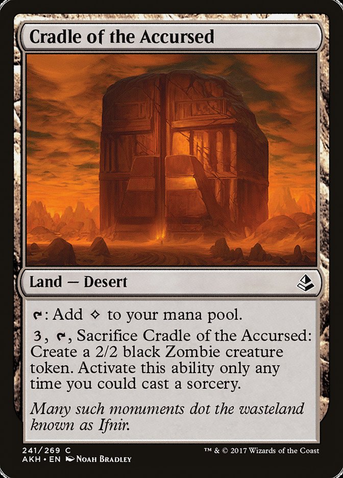 Cradle of the Accursed [Amonkhet] | Good Games Modbury