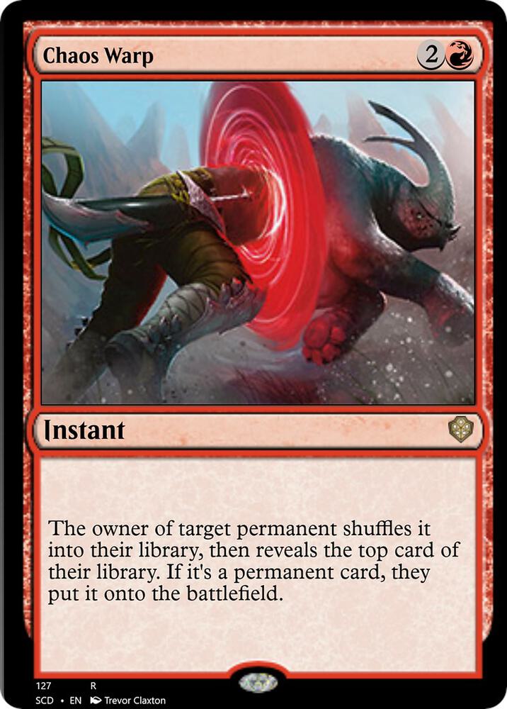 Chaos Warp 127/352 (Starter Commander Decks)  | Good Games Modbury