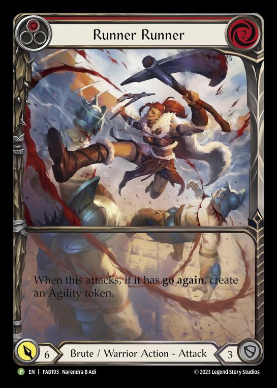 Runner Runner [FAB193] (Promo)  Rainbow Foil | Good Games Modbury