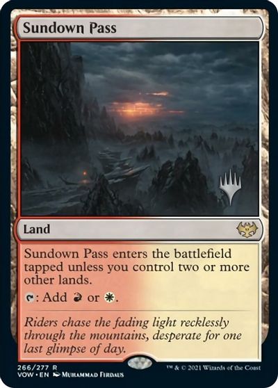 Sundown Pass (Promo Pack) [Innistrad: Crimson Vow Promos] | Good Games Modbury