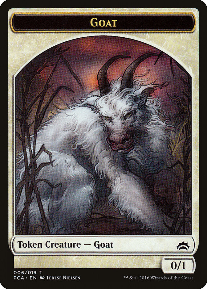 Goat // Insect Double-Sided Token [Planechase Anthology Tokens] | Good Games Modbury