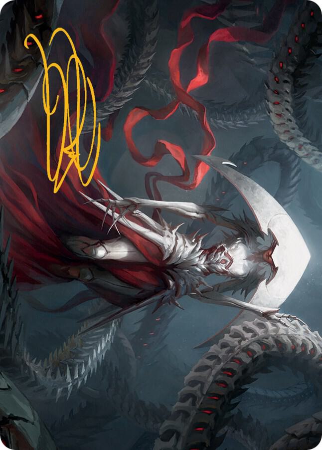 Elesh Norn Art Card Gold Stamped Signature 4 (Art Series: March of the Machine)  | Good Games Modbury