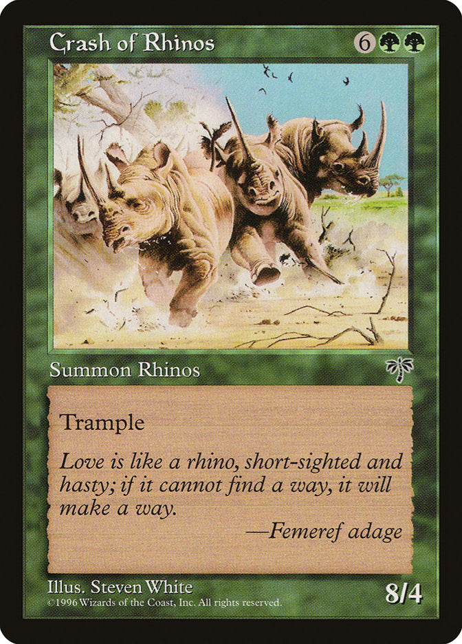 Crash of Rhinos 210/350 (Mirage)  | Good Games Modbury