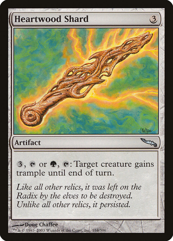 Heartwood Shard 184/306 (Mirrodin)  - Foil | Good Games Modbury