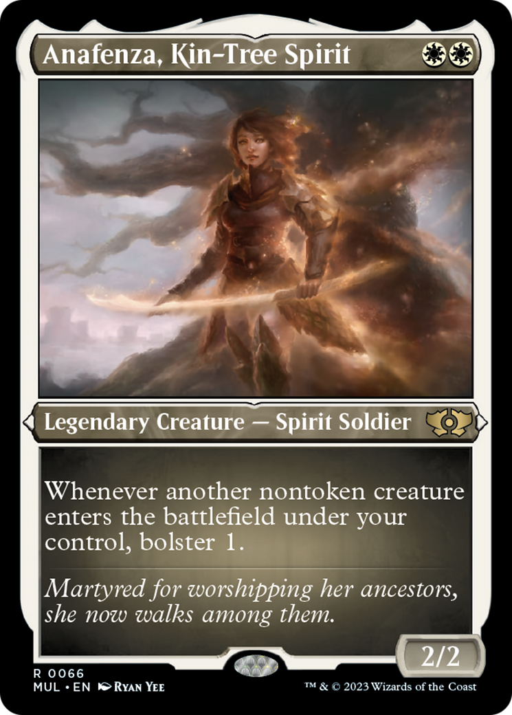 Anafenza, Kin-Tree Spirit (Foil Etched) [Multiverse Legends] | Good Games Modbury