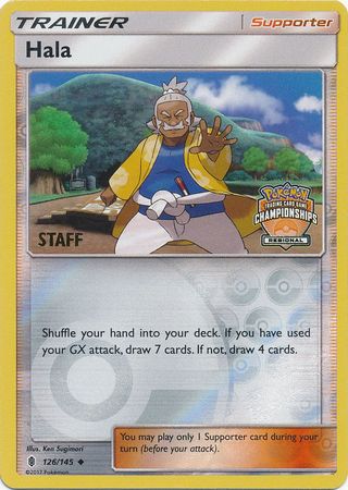 Hala (126/145) (Regional Championship Promo Staff) [Sun & Moon: Guardians Rising] | Good Games Modbury