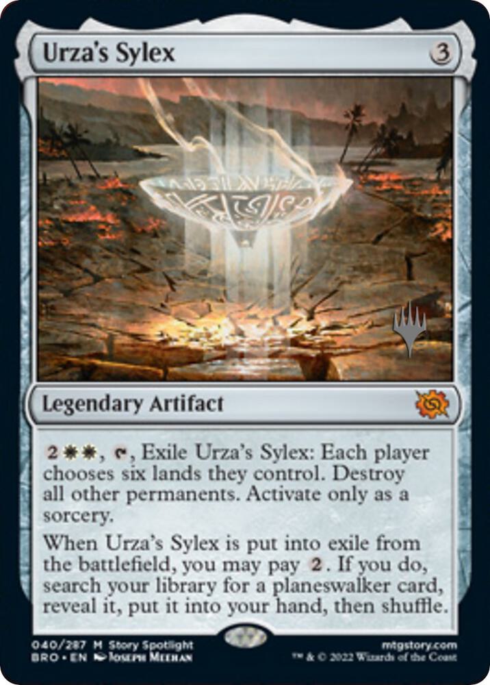 Urzas Sylex 40p/169 (Promo Pack: The Brothers' War)  - Foil | Good Games Modbury