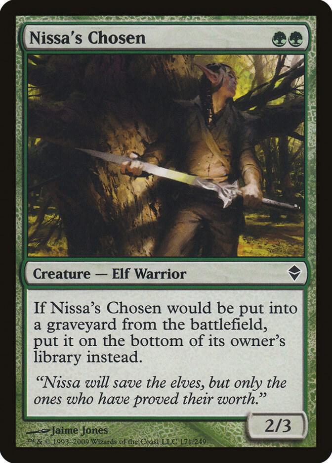 Nissa's Chosen 171/249 (Zendikar)  - Foil | Good Games Modbury
