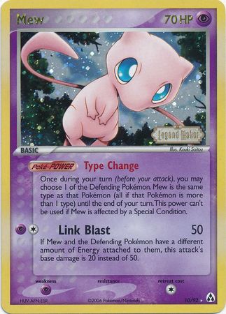 Mew (10/92) (Stamped) [EX: Legend Maker] | Good Games Modbury