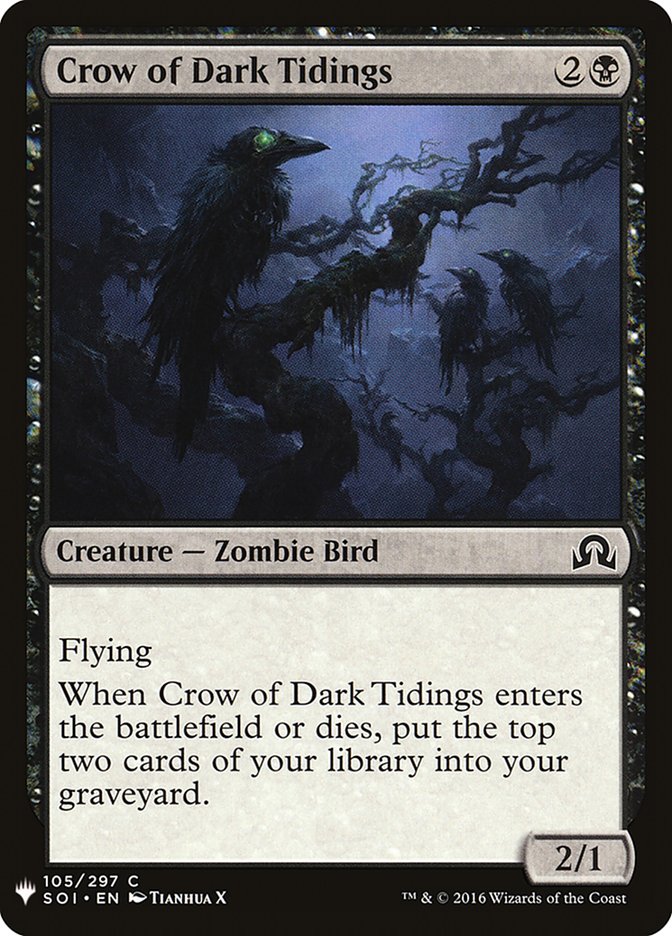 Crow of Dark Tidings [Mystery Booster] | Good Games Modbury