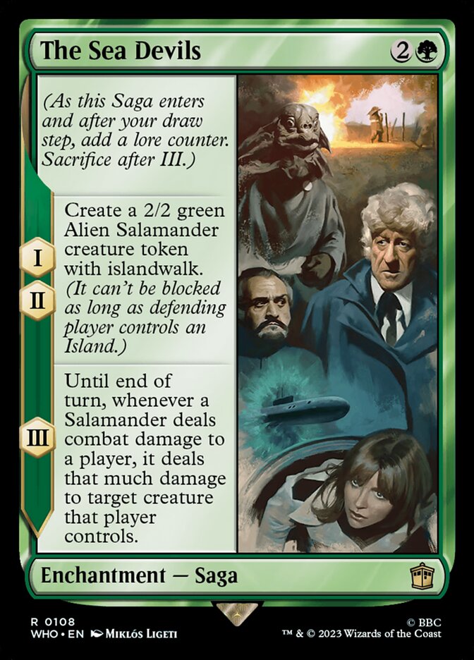 The Sea Devils 108/331 (Universes Beyond: Doctor Who)  - Foil | Good Games Modbury